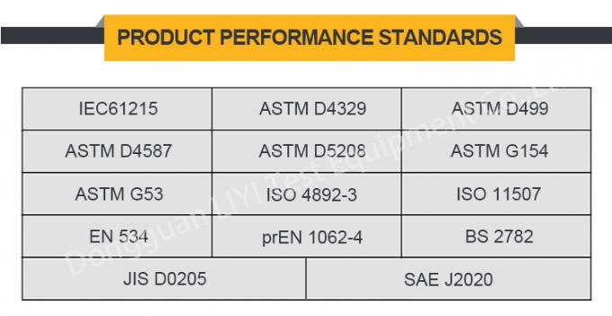 آلة اختبار الشيخوخة للأشعة فوق البنفسجية المسرع بالبلاستيك المطلي مع مصباح 340 1