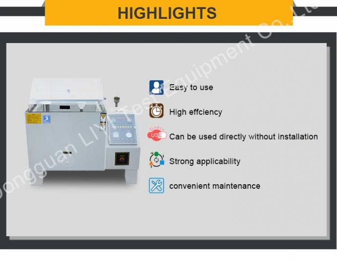 مختبر التآكل الدوري محاكاة ملح ضباب اختبار غرفة رش الملح 2