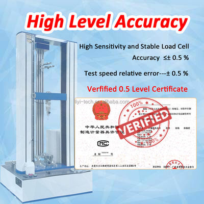Universal Testing Machine with 0.5% Accuracy 1200mm Max Stretch Stroke and 750W Power for Material Testing