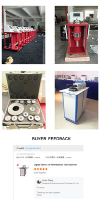 اختبار نفاذية الهواء للنسيج الرقمي للمختبر